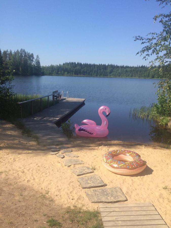 Private Lakeside Holiday Property In Nature Kankaanpää Extérieur photo